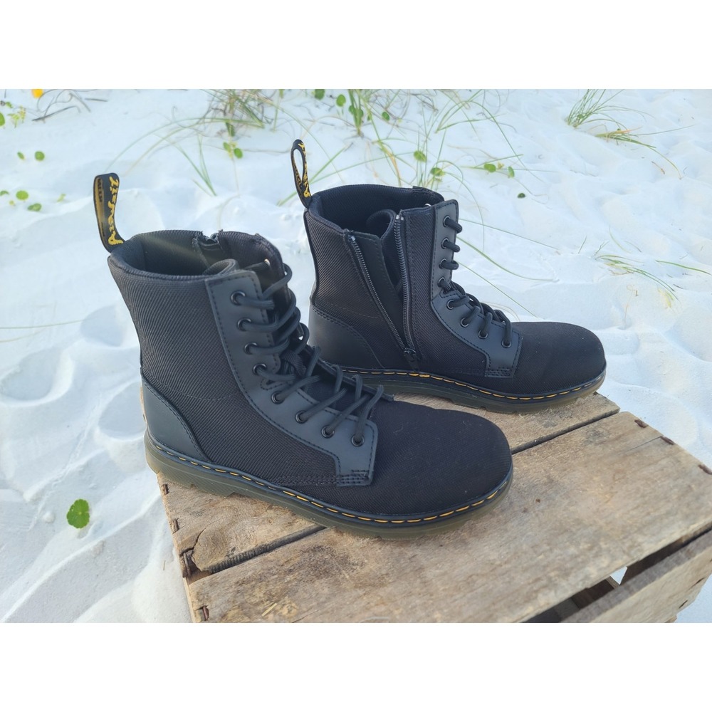Utility Gorp Dr. Doc Martens Youth 5 Combs Tough Poly Casual Boots Black Kidcore